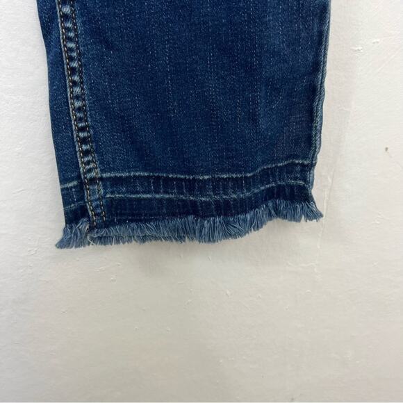 Anthropologie Pilcro & The Letterpress Crop Fray Script Jeans Size 28 - Picture 7 of 13